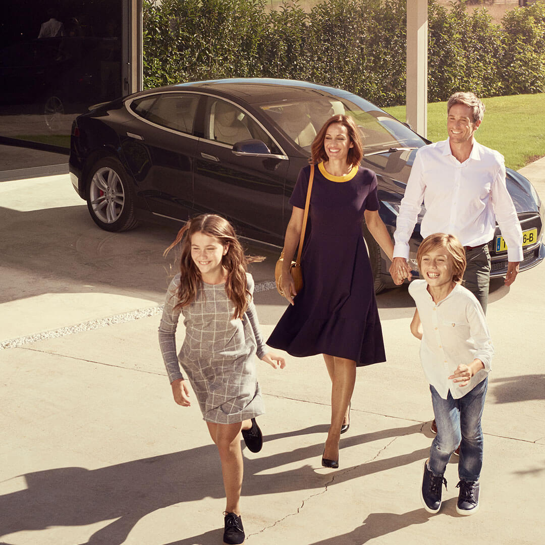 Family and car