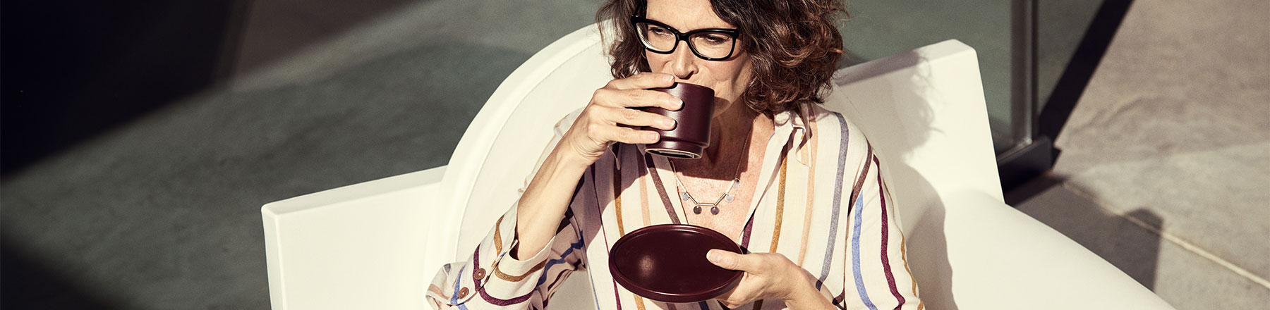Woman drinking